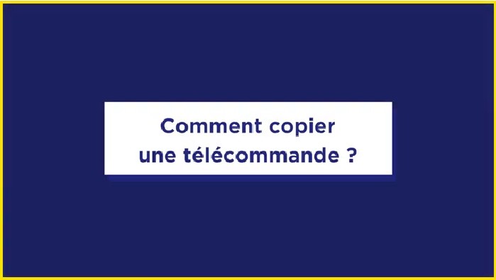 copier télécommande afca de volet roulant